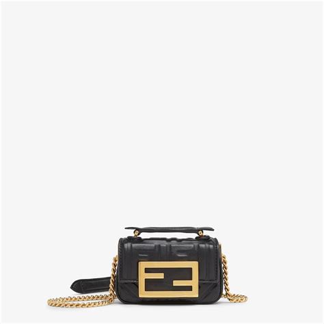 fendi nano baguette chain|fendi nano baguette charm.